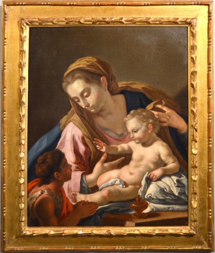 La Vierge à l'Enfant avec le petit saint Jean-Baptiste - Francesco de Mura